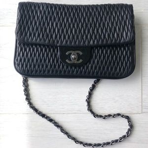 Chanel Crossbody Clutch Black